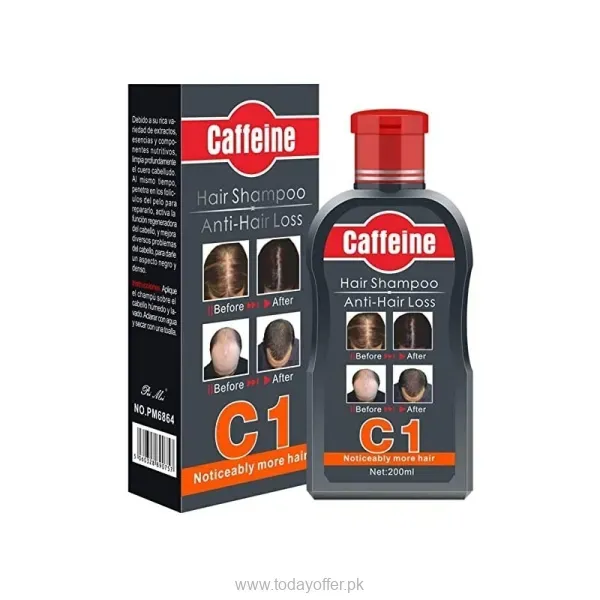 Caffeine Hair Shampoo Anti Hair Loss in Pakistan