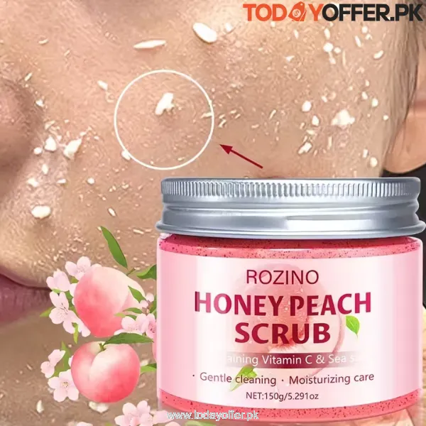 Rozino Honey Peach Scrub